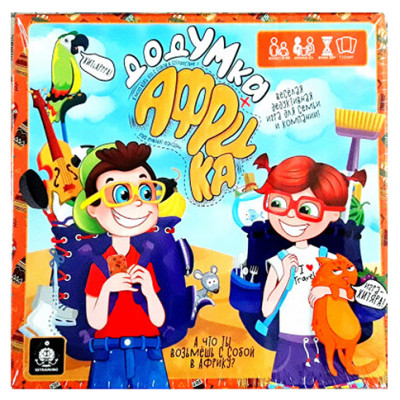 Карткова розважальна гра Danko Toys "ДодУМка АФРИКА" на рос. Мові GDV-Afr-01