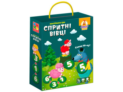 Настільна гра Vladi Toys Спритні вівці. Схопи десятку! VT8033-07 Настільна гра Vladi Toys Спритні вівці. Схопи десятку! VT8033-07