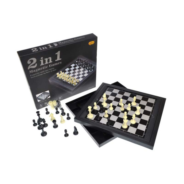 Магнітні шашки та шахи 2 в 1 98702