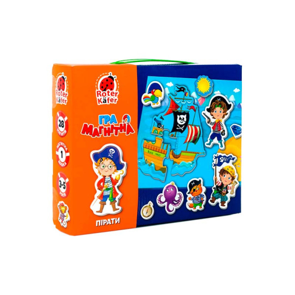 Настільна гра "Магнітна гра. Пірати" (укр.) RK2070-02