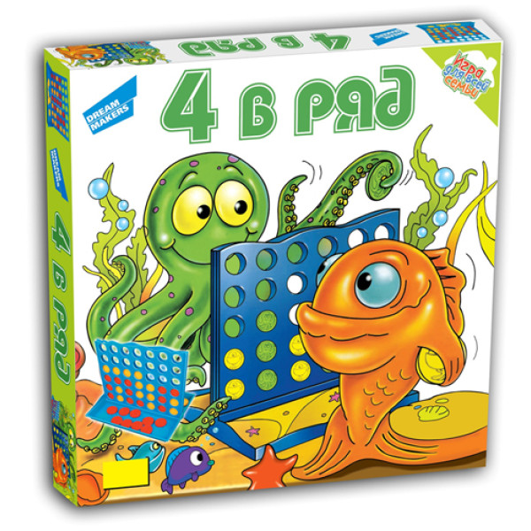 Гра дитяча настільна "4 в Ряд"" 707-16 Гра дитяча настільна "4 в Ряд"" 707-16