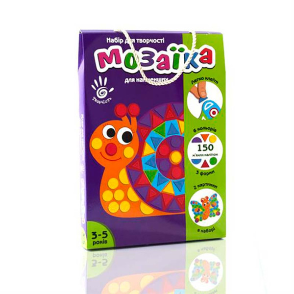Набір для творчості Vladi Toys "Мяка фігурна мозаїка. Равлик" VT4511-01