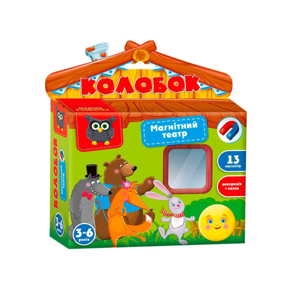 Магнітний театр Vladi Toys "Колобок" Академія розвитку VT3206-30