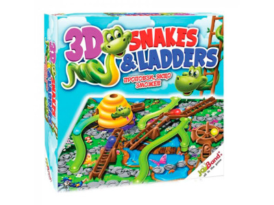 Настільна гра "Змійки та сходинки" 40405