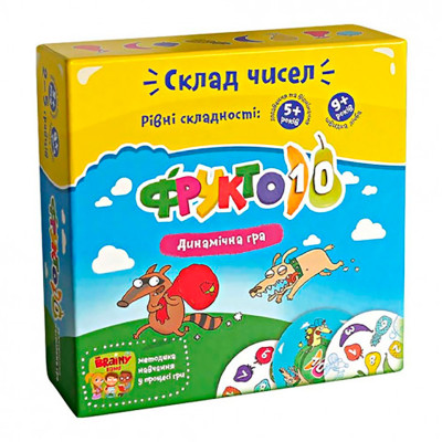Банда розумників.Настільна гра Фрукто 10 7+ 002