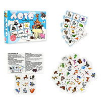 Настільна гра Strateg Лото.Тварини українською мовою 30579