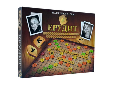 Гра настільна Danko Toys "Ерудит-новий" дитяча DTG4-UA Гра настільна Danko Toys "Ерудит-новий" дитяча DTG4-UA