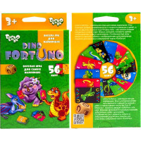 Настільна гра Danko Toys "Dino Fortuno" розвиваюча UF-05-01 Настільна гра Danko Toys "Dino Fortuno" розвиваюча UF-05-01