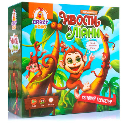 Настільна гра Vladi Toys Хвостий та ліани розважальна VT8055-39