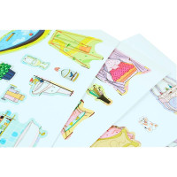 Гра Навчальна Умняшка "Ляльковий будиночок" з багаторазовими наклейками КП-003