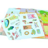 Гра Навчальна Умняшка "Ляльковий будиночок" з багаторазовими наклейками КП-003