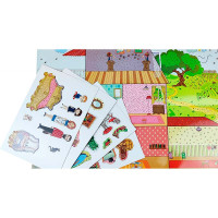 Гра Навчальна Умняшка "Ляльковий будиночок" з багаторазовими наклейками КП-003