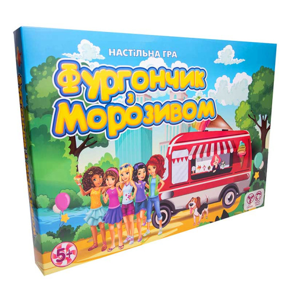 Настільна гра"Фургончик з морозивом" на укр.мові 30216
