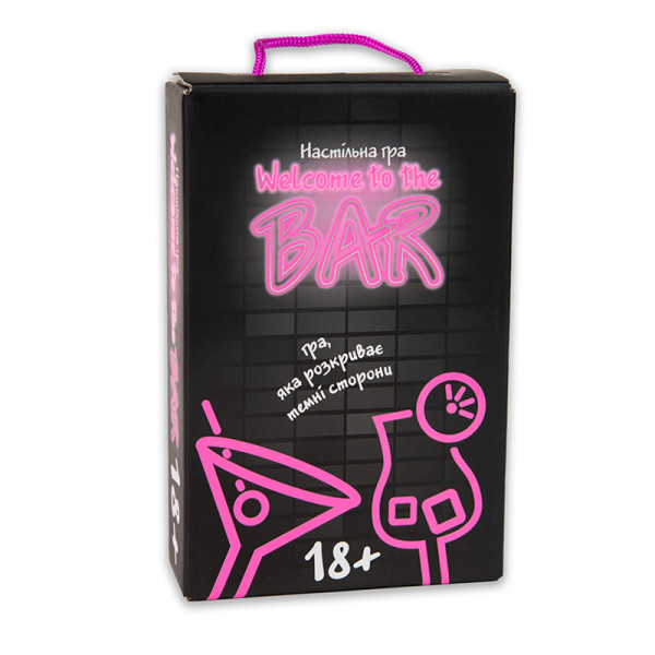 Настільна гра Strateg Welcome to the BAR розважальна українською мовою (303 30374