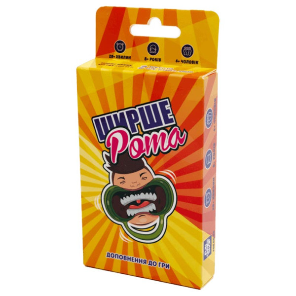 Настільна гра Fun Games Shop Ширше Рота: Доповнення до гри FGS59 Настільна гра Fun Games Shop Ширше Рота: Доповнення до гри FGS59