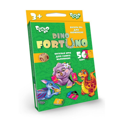 Розвиваюча настільна гра для найменших "Dino Fortuno" на рос.мові UF-05-01
