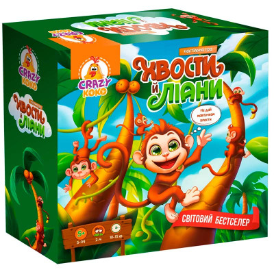 Гра настільна Vladi Toys розважальна. Хвости й ліани. VT8055-39