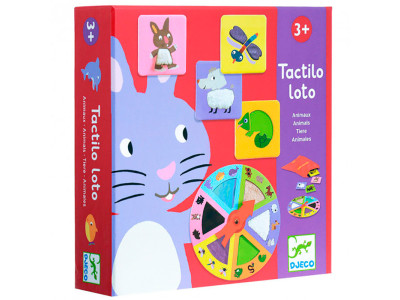Гра тактильне лото "Тварини" DJ08129