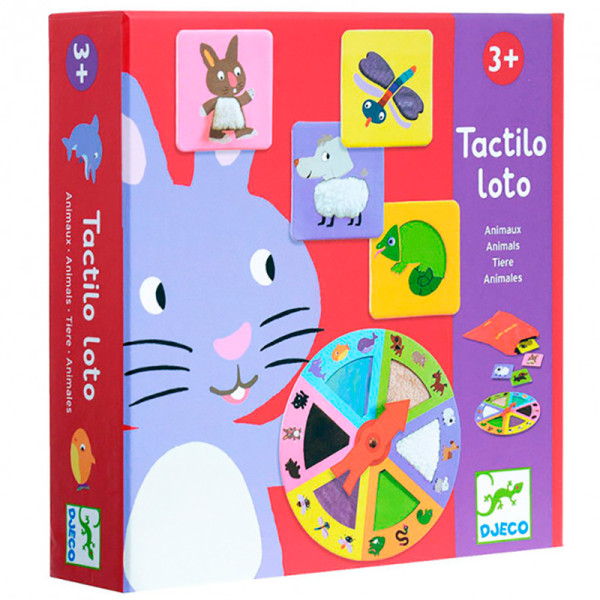 Гра тактильне лото "Тварини" DJ08129