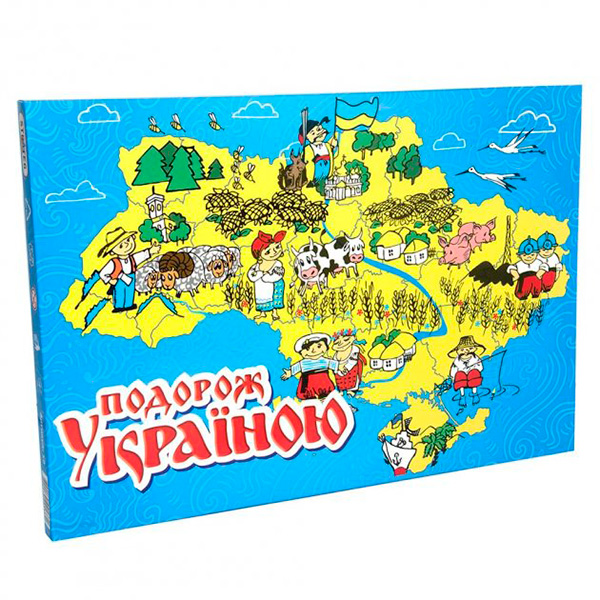Настільна гра "Подорож Україною" (укр) Стратег 59 Настільна гра "Подорож Україною" (укр) Стратег 59