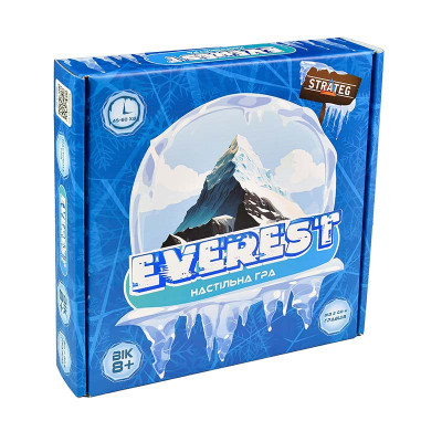 Настільна гра Strateg EVEREST українською мовою 30417 Настільна гра Strateg EVEREST українською мовою 30417
