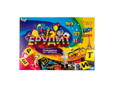 Настільна гра Danko Toys "Ерудит" мала DTG26-U