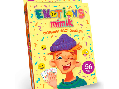 Карткова гра Danko Toys "Emotions Mimik" на укр.мові EM-01-01U