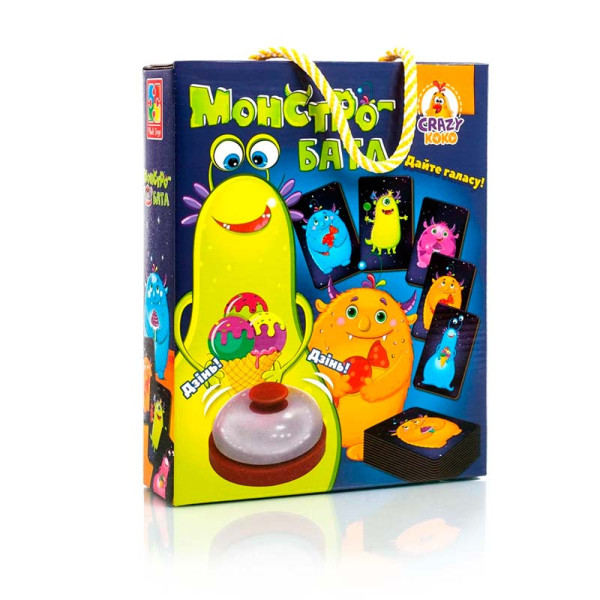 Настільна гра Vladi Toys "Монстро-батл" зі дзвінком VT8010-04