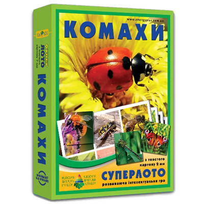 Настільна гра Супер ЛОТО "Комахи" 4820121181947