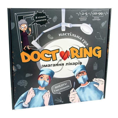 Настільна гра "Doctoring - змагання лікарів Strateg 30916