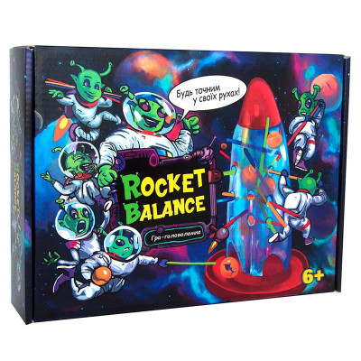 Настільна гра 30407 (укр) "Rocket Balance", в кор-ці 24,7-18,2-5,5 см 30407