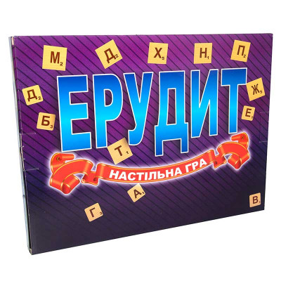 Настільна гра "Ерудит", в кор-ці, 38-29-4см 30451 Стратег 30451