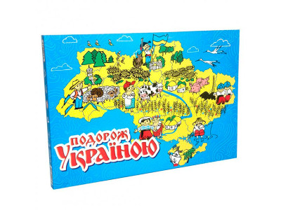 Настільна гра "Подорож Україною" (укр) Стратег 59
