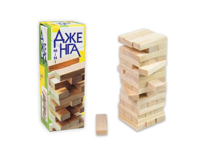 Настільна гра Strateg Дженга міні 48 брусків 30968