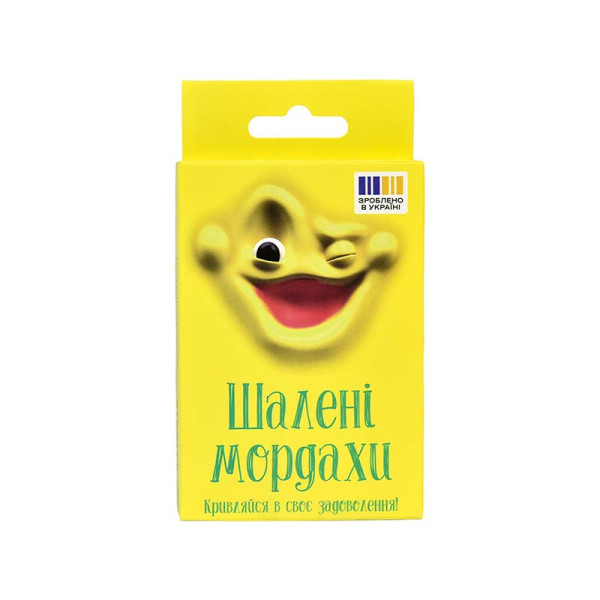 Настільна гра Strateg Шалені мордахи українською мовою 30664 Настільна гра Strateg Шалені мордахи українською мовою 30664