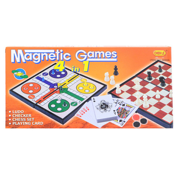 Шахи шашки нарди карти 4 в 1 9888А Шахи шашки нарди карти 4 в 1 9888А