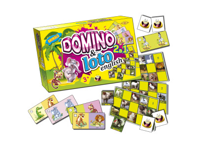 Англійське доміно-лото "Тварини" МКС0219