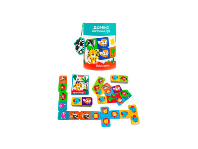 Гра настільна Vladi Toys "Доміно" в тубусі дитячє VT2910-03