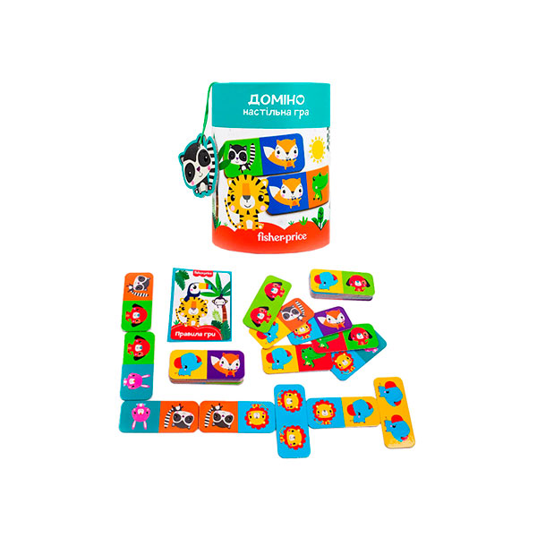 Гра настільна Vladi Toys "Доміно" в тубусі дитячє VT2910-03