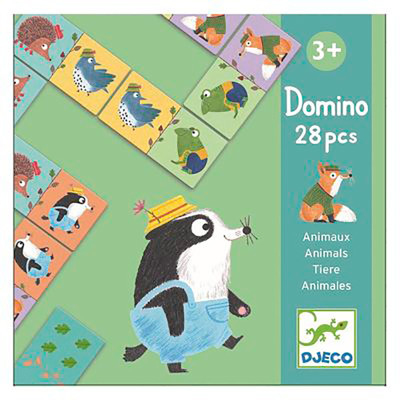 Гра дитяче доміно "Веселі тваринки"DJ08115 DJ08115