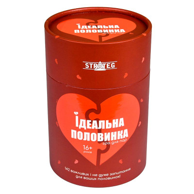 Настільна гра Strateg Ідеальна половинка 30888