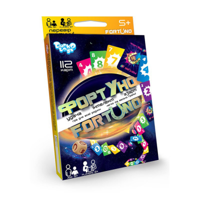 Карткова гра Danko Toys "ФортУно" на укр.мові UF-03-01U Карткова гра Danko Toys "ФортУно" на укр.мові UF-03-01U