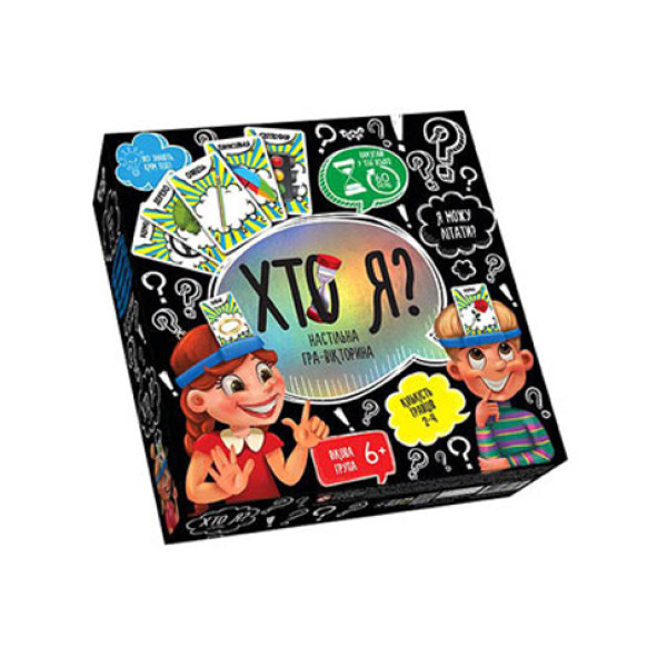 Гра настільна Danko Toys "ХТО Я?" дитяча HIM-02-02