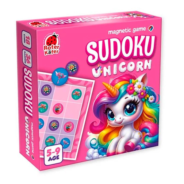 Магнітна гра Roter K?fer Sudoku Unicorn RK2150-02 Магнітна гра Roter K?fer Sudoku Unicorn RK2150-02