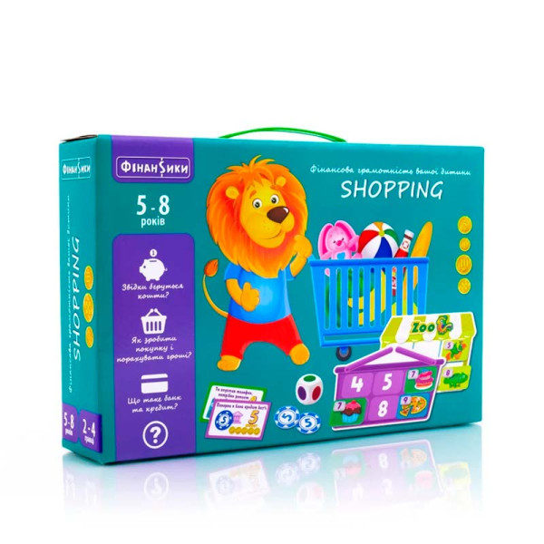 Настільна гра Vladi Toys Фінанси Граємо в магазин VT2312-06 Настільна гра Vladi Toys Фінанси Граємо в магазин VT2312-06