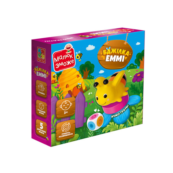 Настільна гра Vladi Toys Бджілка емі розвиваюча для дітей VT2100-21 Настільна гра Vladi Toys Бджілка емі розвиваюча для дітей VT2100-21