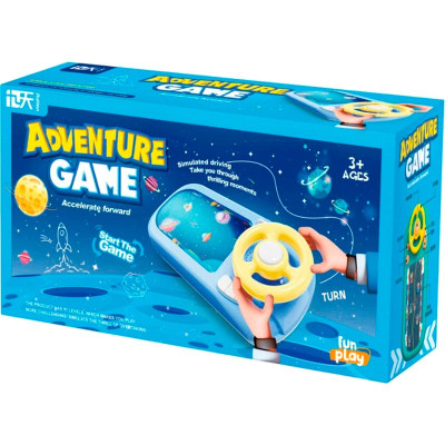 Настільна гра Симулятор Космічні перегони з рулем 661-8