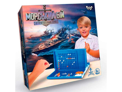 Настільна гра Danko Toys "Морський бій" розважальна G-MB-01U