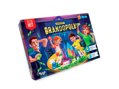 Настільна гра Danko Toys "Брендополія Premium" розважальна G-BrP-01-01U