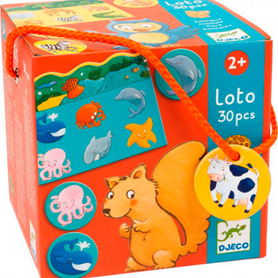 Гра настільна дитяча арт.DJ08120 - DJECO лото Тварини DJ08120